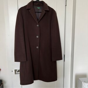 United Colors Of Benetton Dark Brown Trench Coat